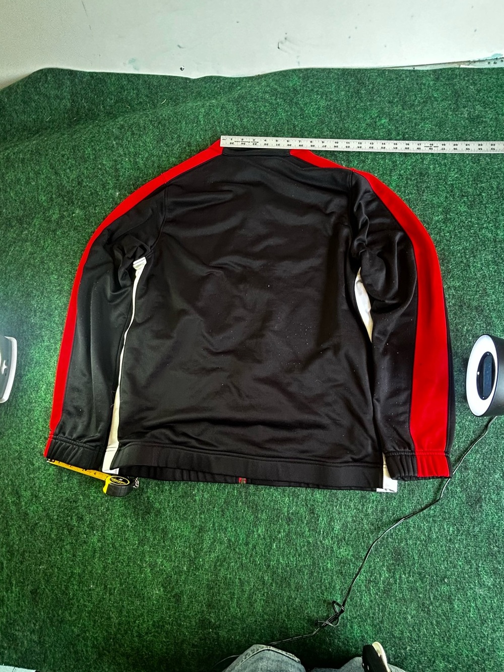 Nike Dri-FIT Black & Red Track Jacket - Picture 2 of 5